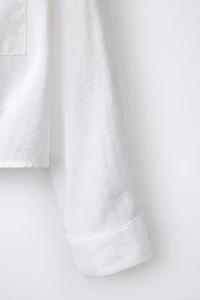 CHEMISE FLUIDE À NŒUD