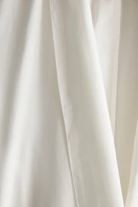 GATHERED COTTON ROBE