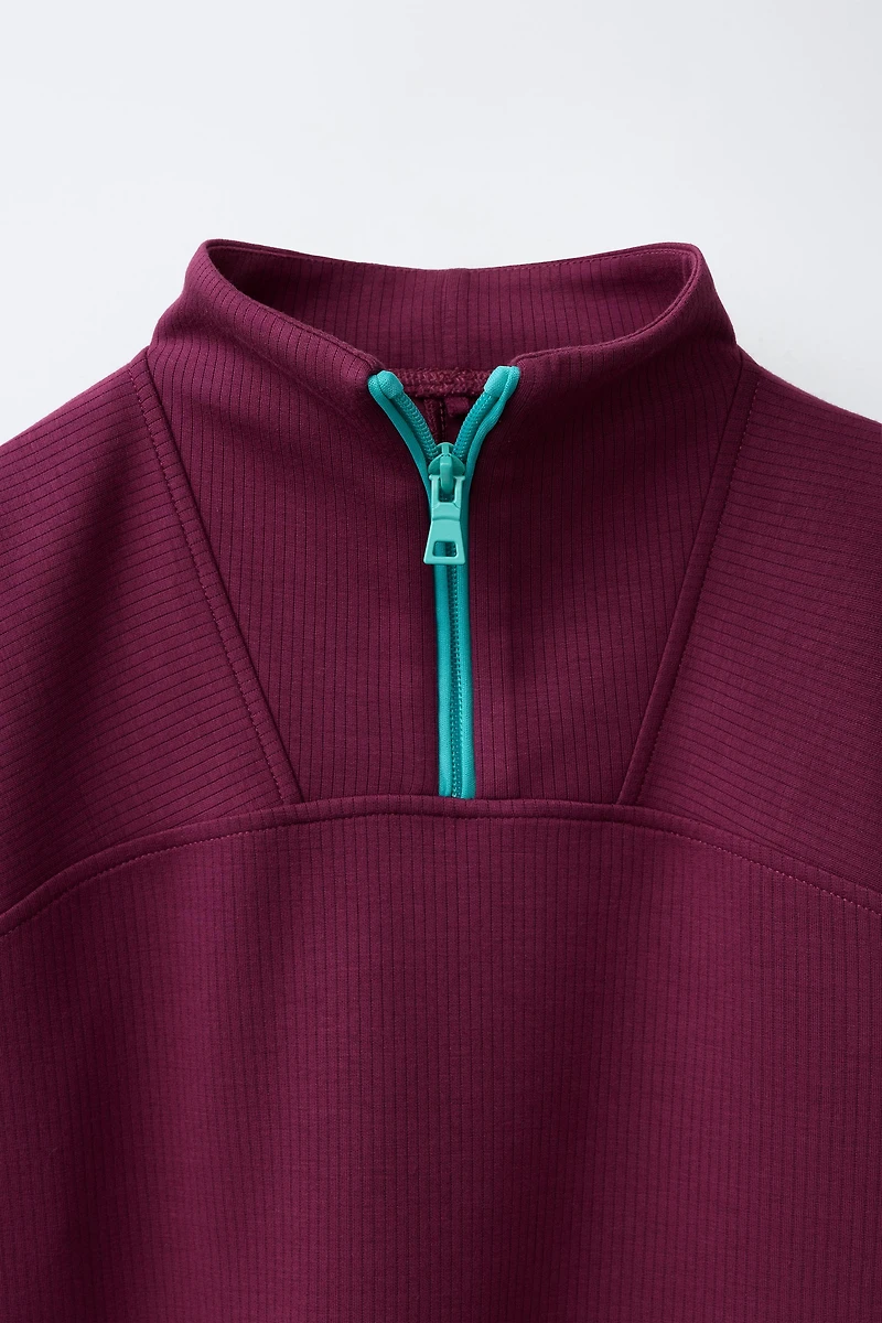 HIGH NECK SWEATSHIRT