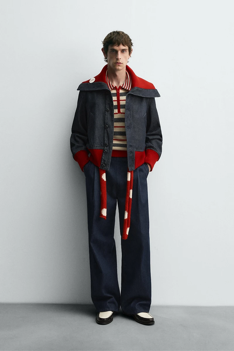 VESTE EN DENIM RIB HARRY LAMBERT FOR ZARA X DISNEY