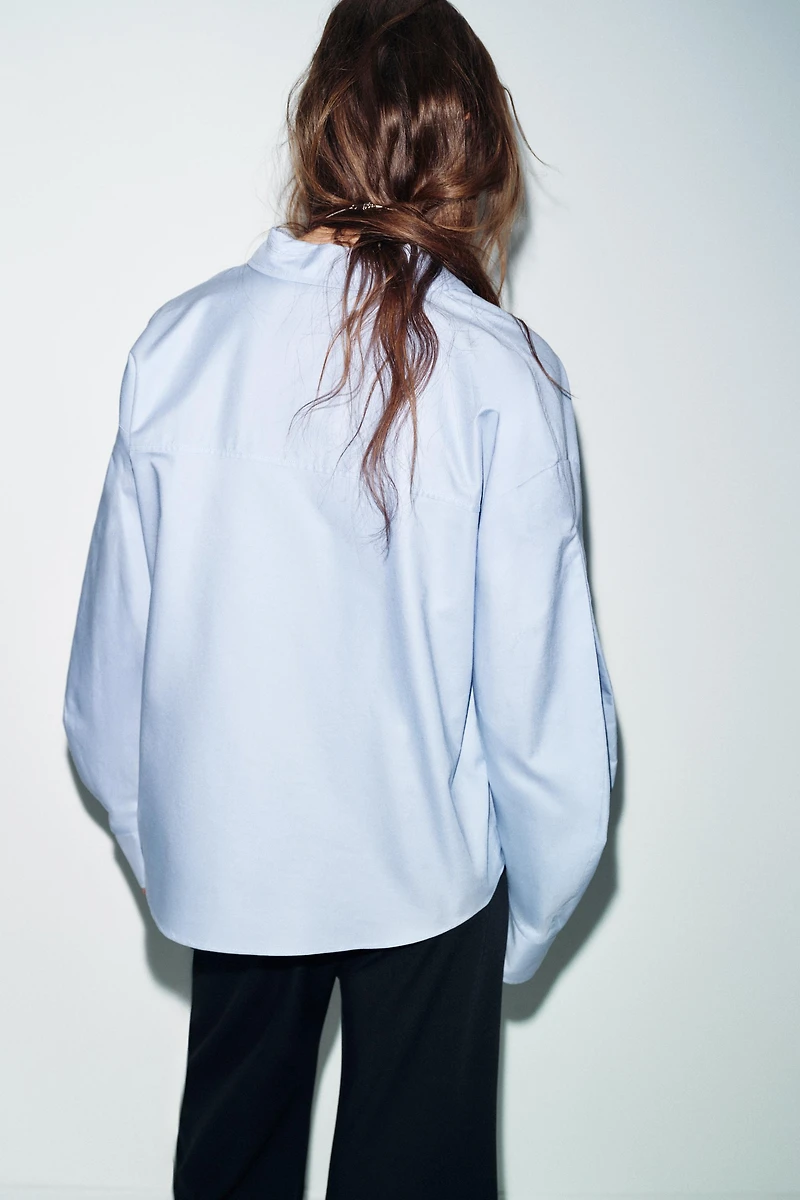 ASYMMETRIC OXFORD SHIRT