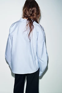 ASYMMETRIC OXFORD SHIRT