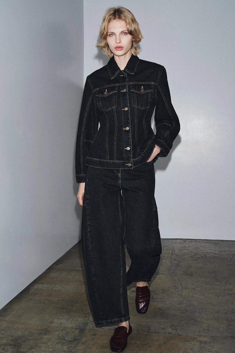 ZW COLLECTION MID-RISE BARREL JEANS