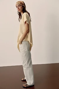 ASYMMETRIC SHORT SLEEVE T-SHIRT