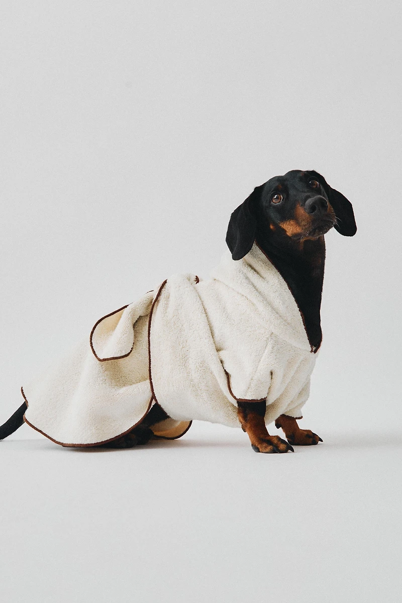 COTTON PET BATHROBE