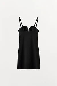 MINI DRESS WITH BODY SHAPE POLYAMIDE