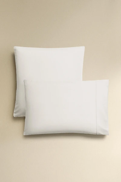 TAIE D’OREILLER PERCALE DE COTON (300 FILS)