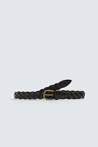 BRAIDED LEATHER BELT