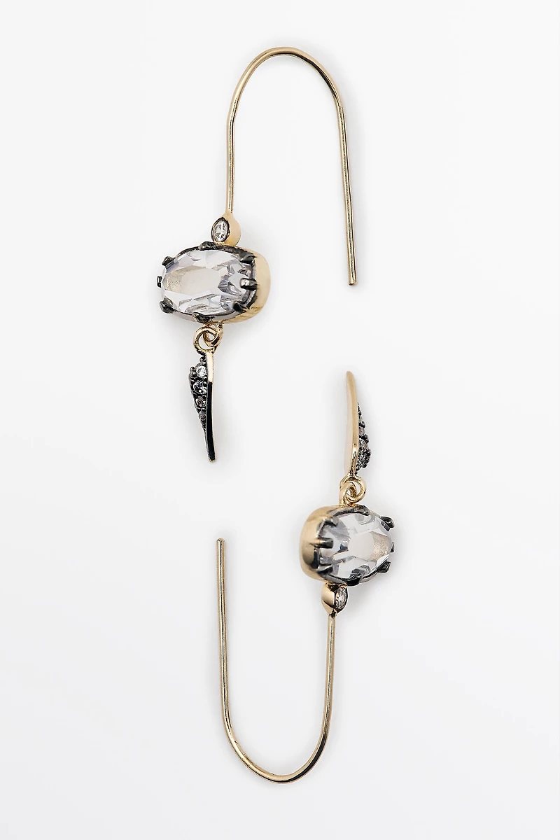 Antique-style earrings