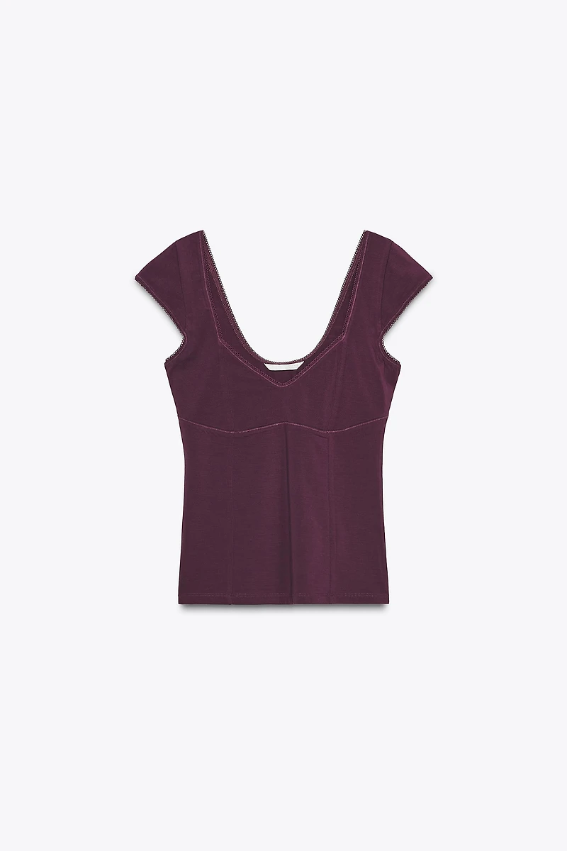 LYOCELL LACE TOP