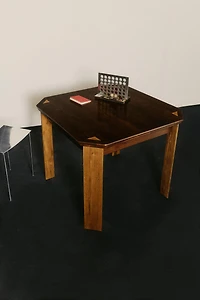 OCTAGONAL WOODEN TABLE