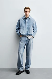 VESTE EN JEAN DÉLAVÉE