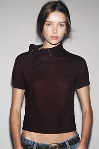 TIED KNIT TOP