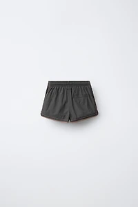 2-6 YEARS / CONTRASTING STRIPE SWIM SHORTS