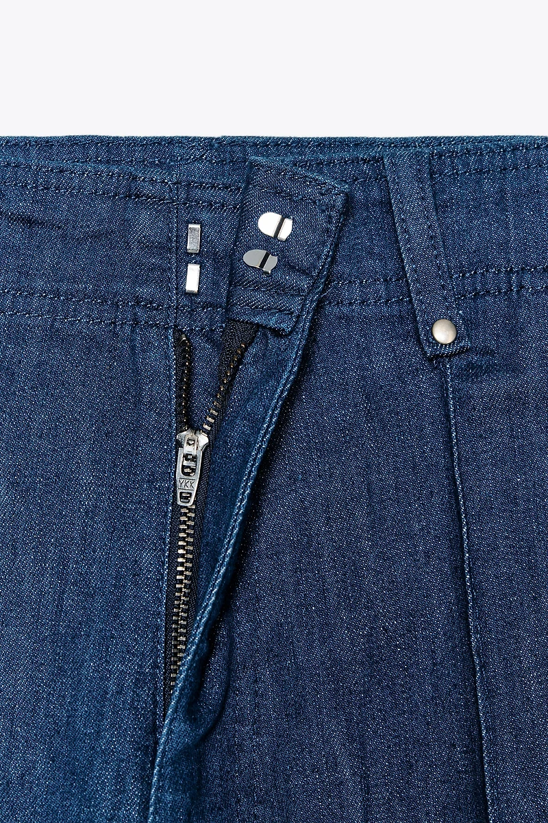 ZW COLLECTION HIGH WAIST WIDE LEG JEANS
