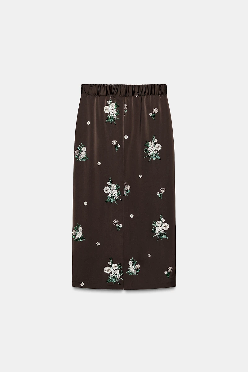 ZW COLLECTION LIMITED EDITION SEQUINED EMBROIDERED SKIRT