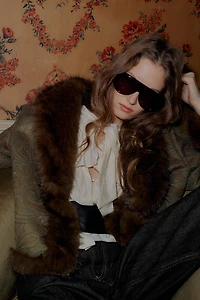 EMBROIDERED DOUBLE-FACED JACKET