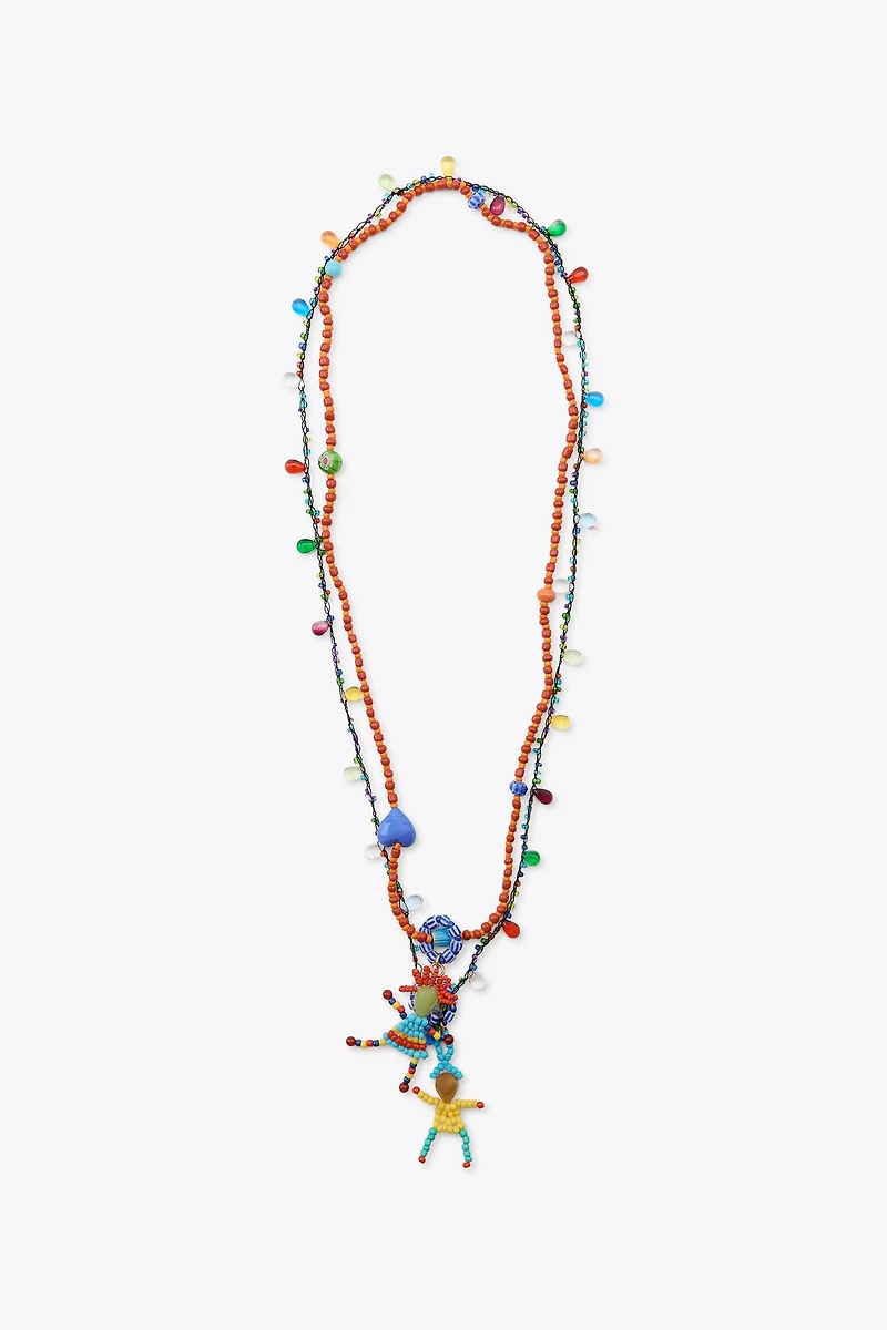 BEADED DOLL NECKLACES