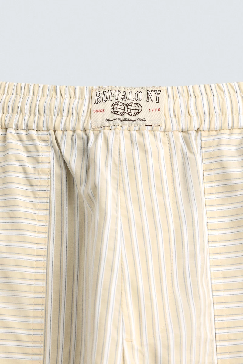 RELAXED FIT CONTRAST STRIPE PANTS