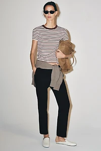 SHORT SLEEVE INTERLOCK T-SHIRT