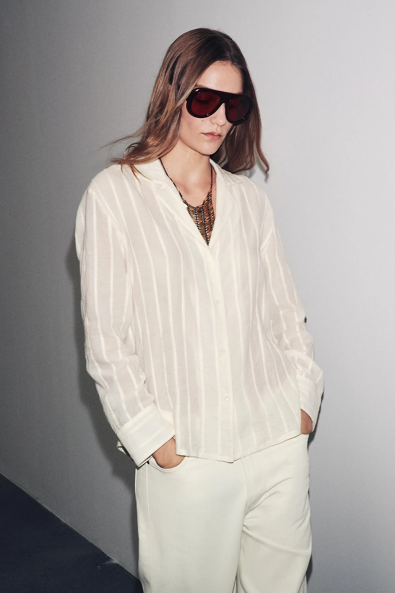 ZW COLLECTION STRIPED SHIRT