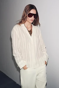 ZW COLLECTION STRIPED SHIRT