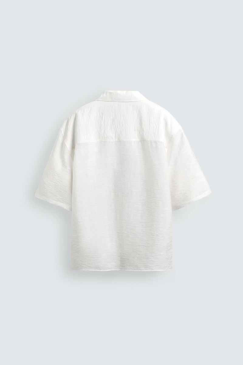 FLOWY JACQUARD POLO SHIRT