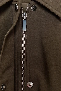 TABBED SLEEVE BOMBER JACKET