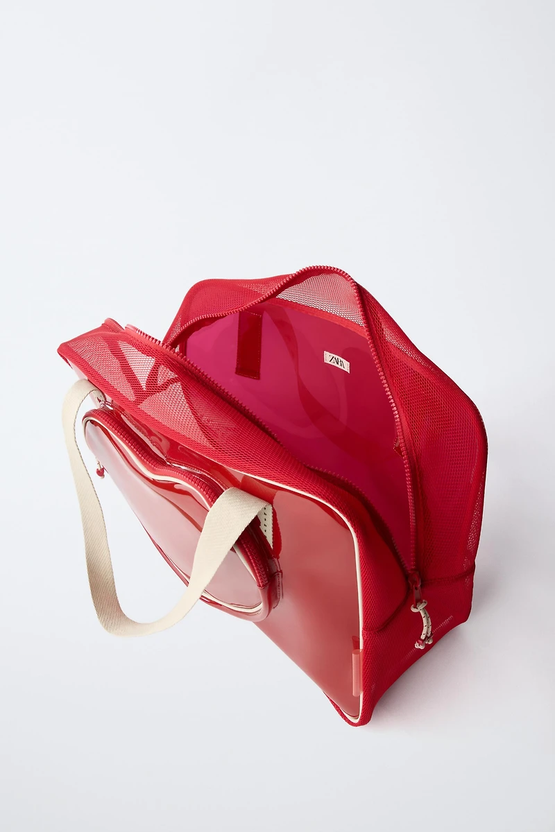 VALENTINE'S VINYL SHOPPER BAG