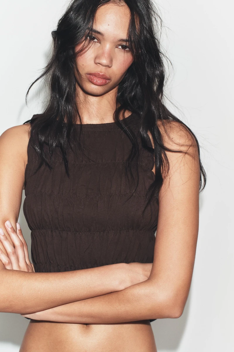 RUCHED TOP