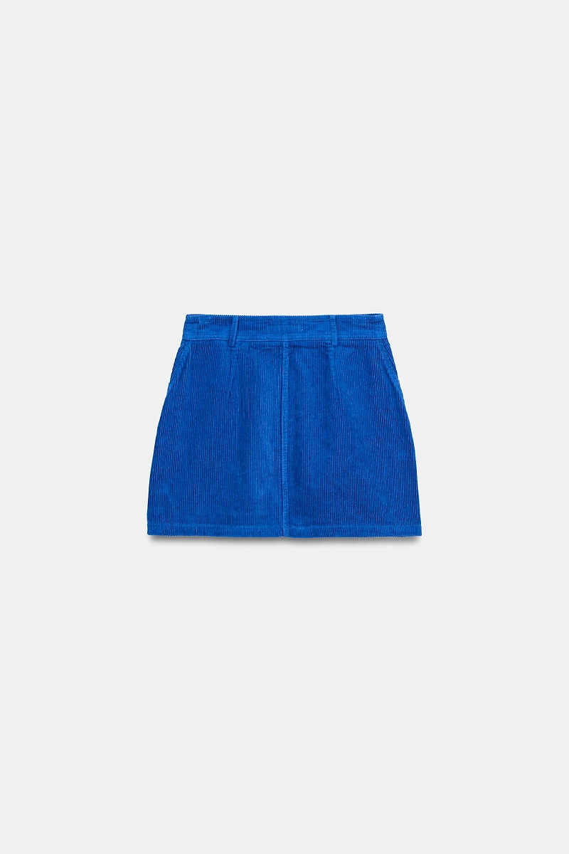 CORDUROY MINI SKIRT