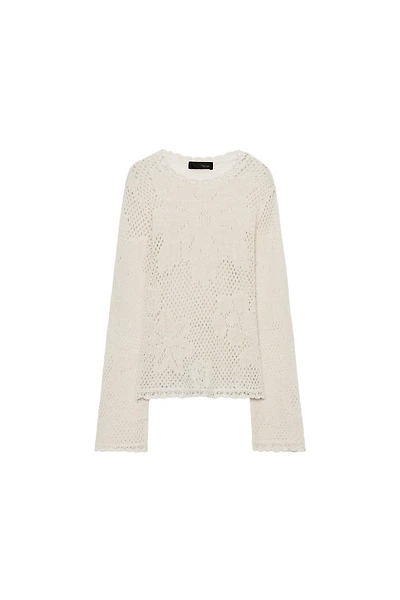 PULL EN MAILLE POINTELLE
