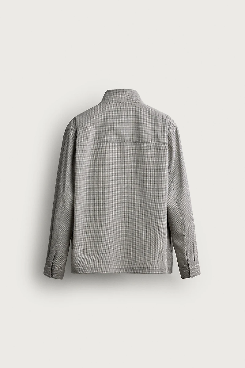 REGULAR FIT CHECKERED JACKET