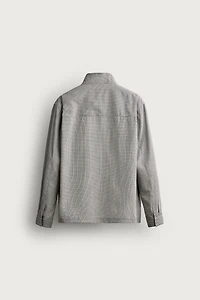 REGULAR FIT CHECKERED JACKET