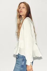 RUFFLED BLOUSE