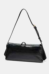 LEATHER FLAP BAG
