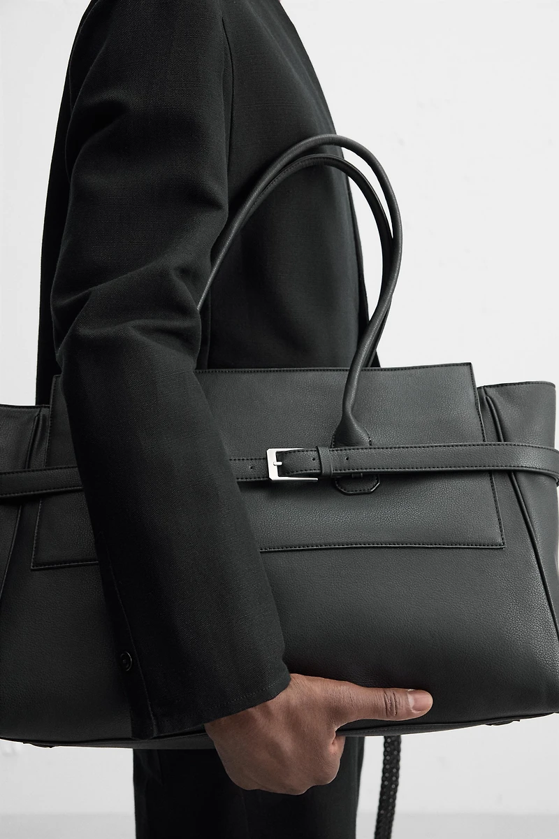BELTED HANDBAG