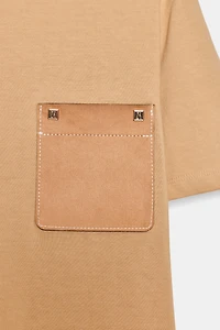 CONTRAST POCKET T-SHIRT