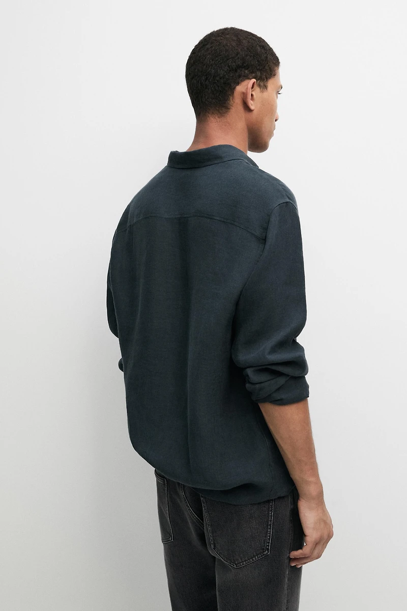 Faded 100% linen shirt