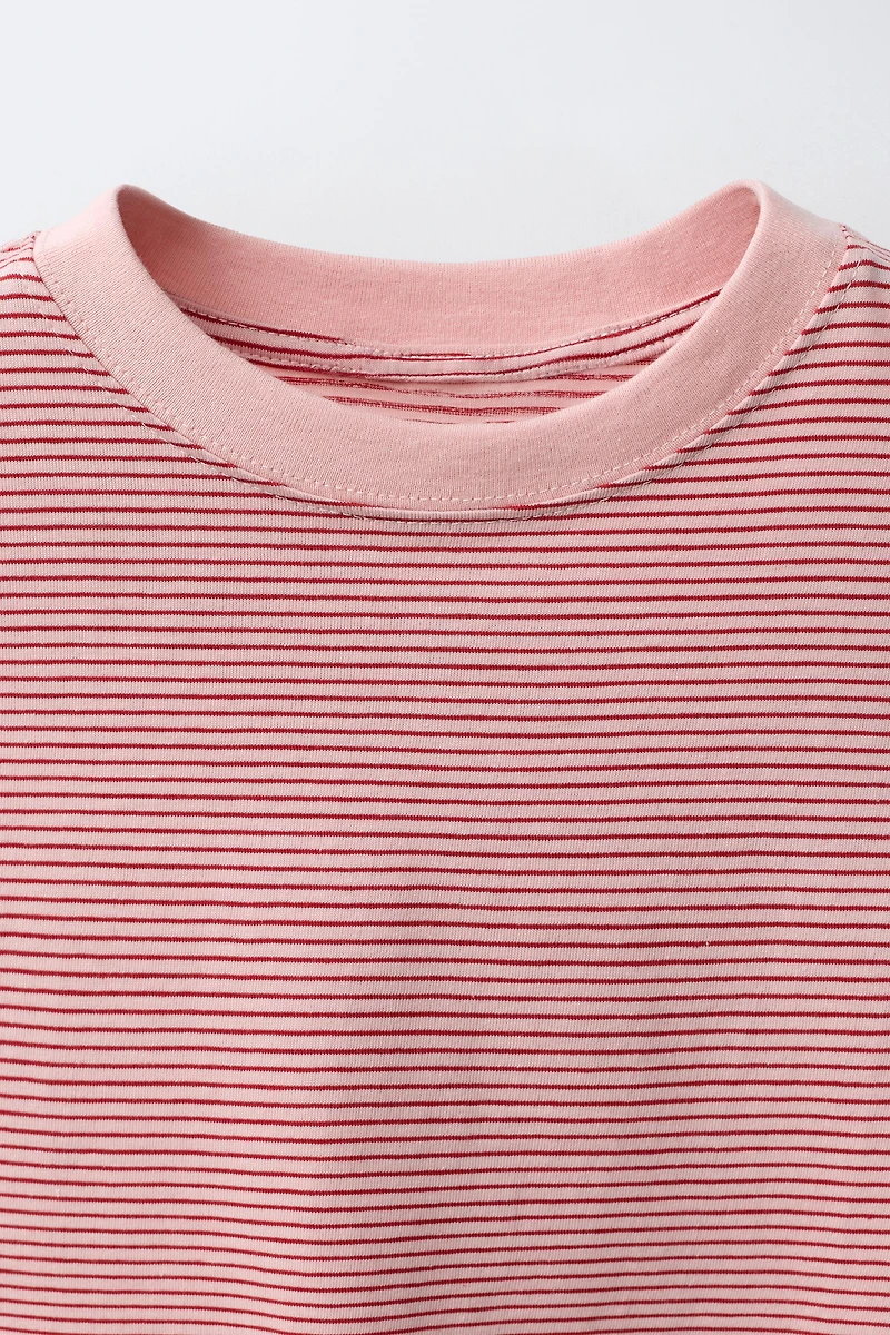 THREE-PACK OF BASIC AND STRIPED T-SHIRTS