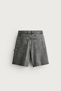 BERMUDA RELAXED FIT POCHE CHARPENTIER