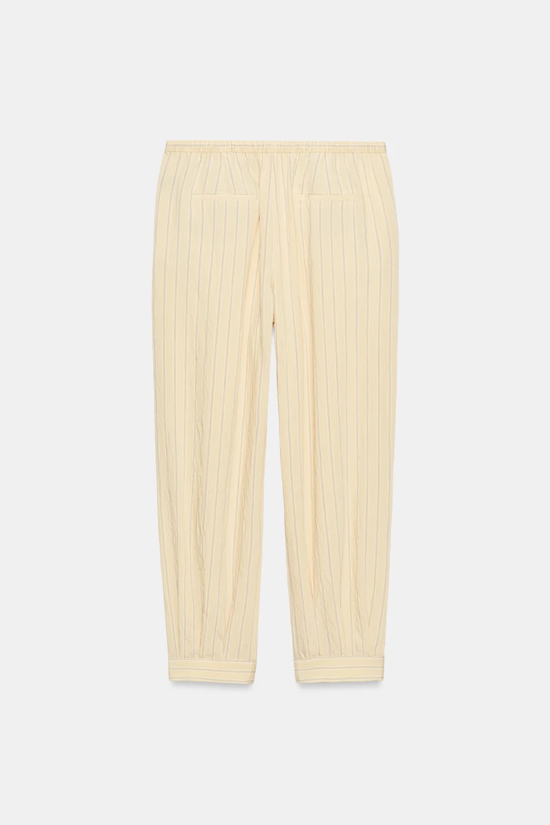 PANTALON BOUFFANT RAYURES ZW COLLECTION