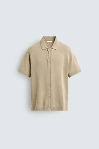 CHEMISE EN MAILLE COUPE DÉCONTRACTÉE