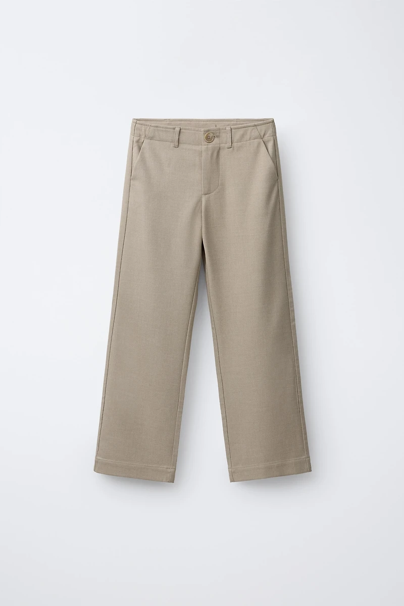PANTALON DE TAILLEUR BOUTON