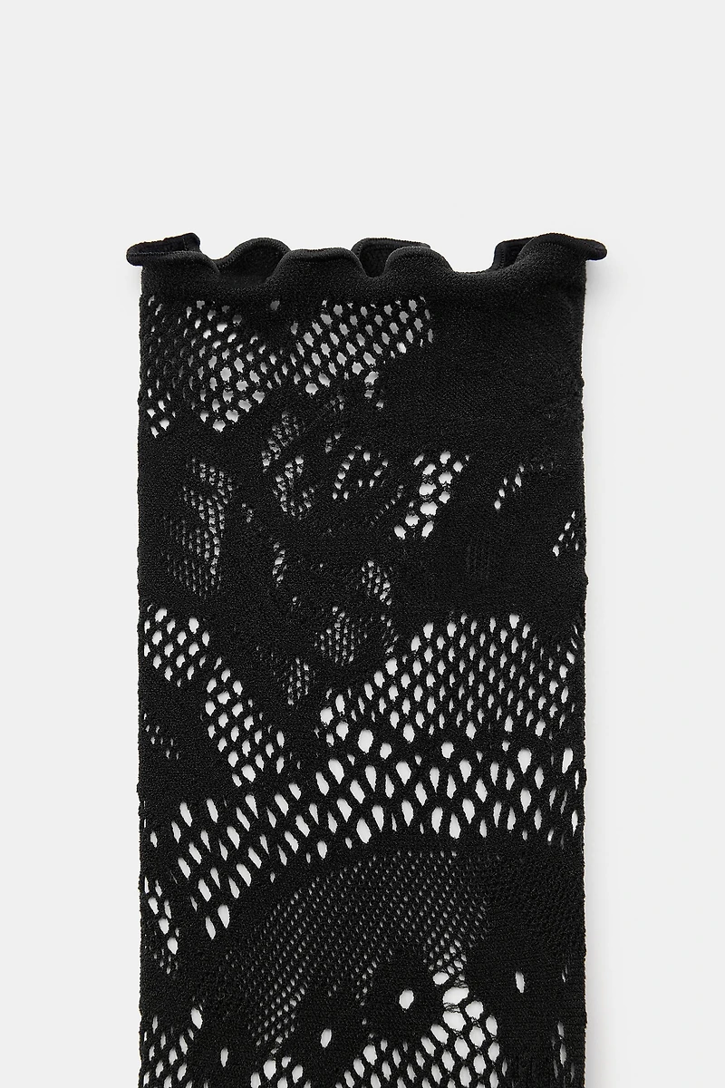 SEAMLESS LACE SOCKS