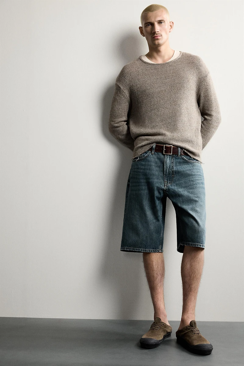 RELAXED FIT KNIT T-SHIRT