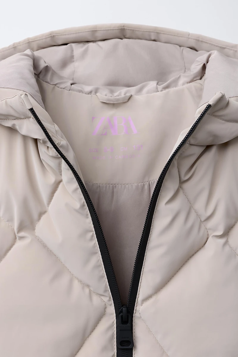 MANTEAU LÉGER MATELASSÉ EFFET GOMME