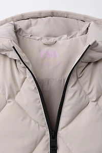 MANTEAU LÉGER MATELASSÉ EFFET GOMME