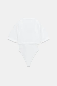 COMBINATION CROP TOP BODYSUIT