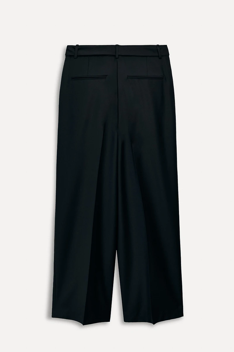 50TH ANNIVERSARY WOOL BLEND BELTED PANTS